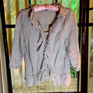 100%Linen RADISH Jacket